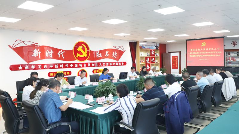 省物產(chǎn)集團黨委理論學(xué)習中心組 開展主題教育專題民主生活會會前集中學(xué)習